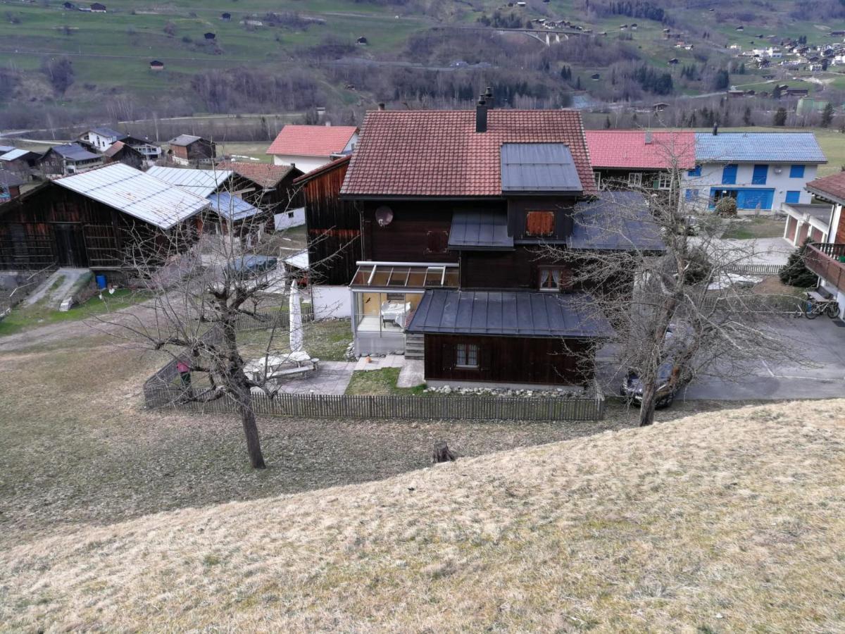 Casa Steilalva - Grosszuegiges Chalet Fuer Erholsamen Familienurlaub Surrein Kültér fotó